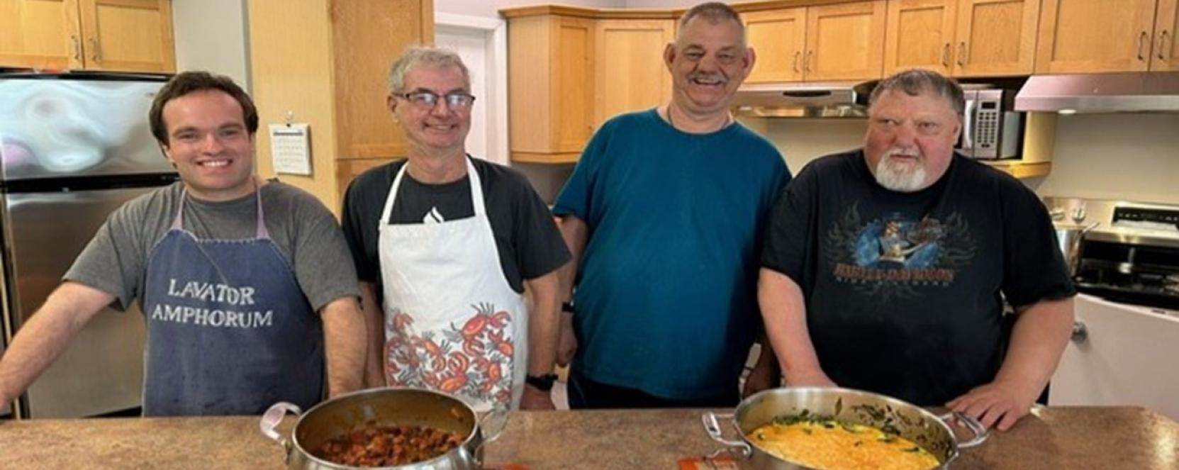 We cook